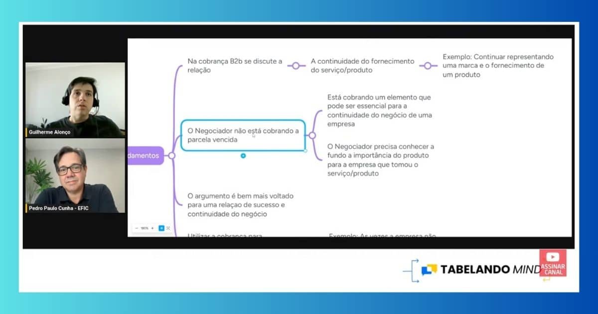Live Tabelando Mind Cobrança B2B